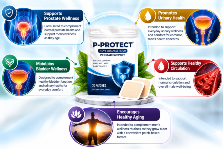 P-Protect wellness infographic provided by publisher